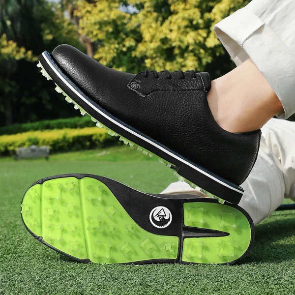 Golf Shoes For Men 2024 New White Professional Waterproof Non-slip Spikeless Outdoor Leisure Walking Training Golfer Sneakers - Image 6