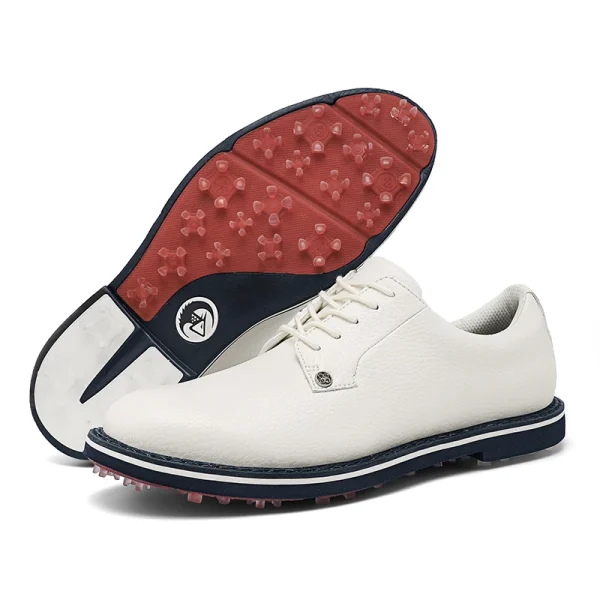 Golf Shoes For Men 2024 New White Professional Waterproof Non-slip Spikeless Outdoor Leisure Walking Training Golfer Sneakers - Image 8