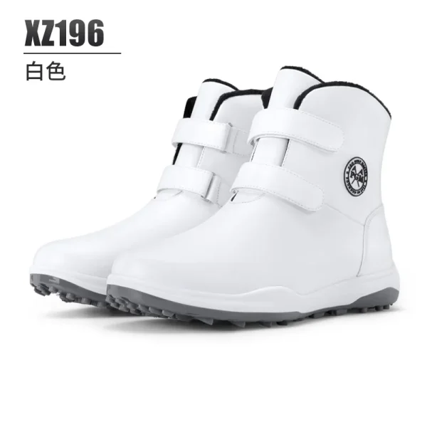 PGM golf shoes women's anti-slip shoes autumn and winter plus velvet lining golf short boots waterproof boots - Image 7