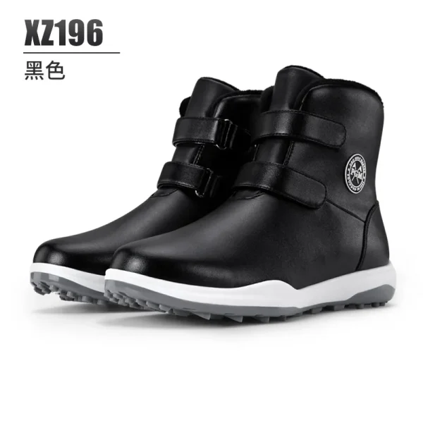 PGM golf shoes women's anti-slip shoes autumn and winter plus velvet lining golf short boots waterproof boots - Image 6