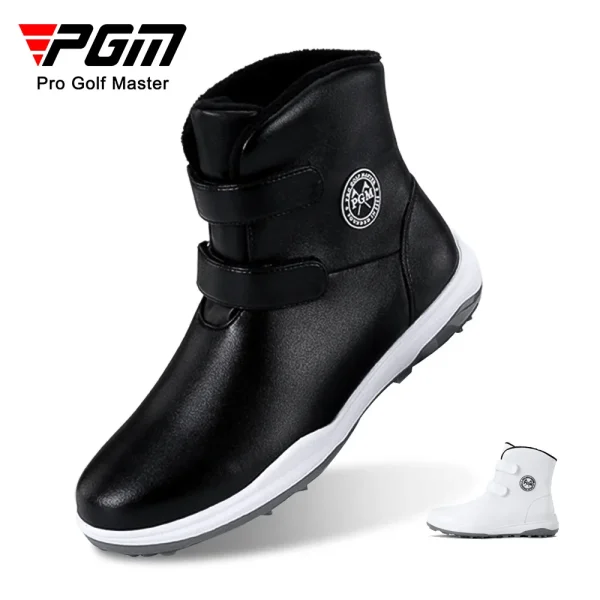 PGM golf shoes women's anti-slip shoes autumn and winter plus velvet lining golf short boots waterproof boots - Image 2