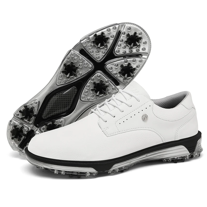 Golf Shoes For Men 2024 New White Professional Waterproof Non-slip Spikeless Outdoor Leisure Walking Training Golfer Sneakers - Image 9