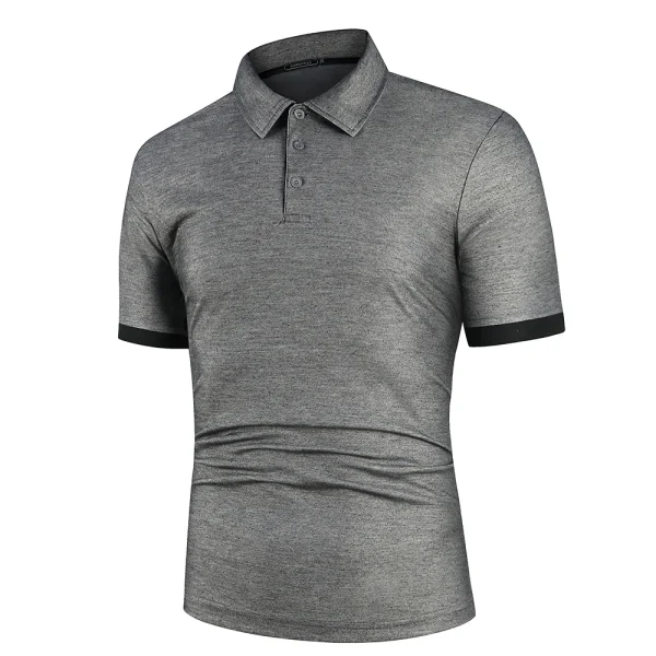 Men Polo Men Shirt Short Sleeve Polo Shirt Contrast Color Polo New Clothing Summer Streetwear Casual Fashion Men tops - Image 10
