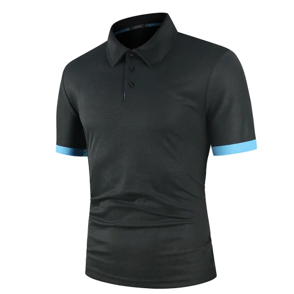 Men Polo Men Shirt Short Sleeve Polo Shirt Contrast Color Polo New Clothing Summer Streetwear Casual Fashion Men tops - Image 11