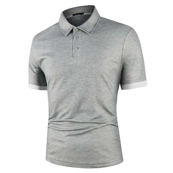 Men Polo Men Shirt Short Sleeve Polo Shirt Contrast Color Polo New Clothing Summer Streetwear Casual Fashion Men tops - Image 13