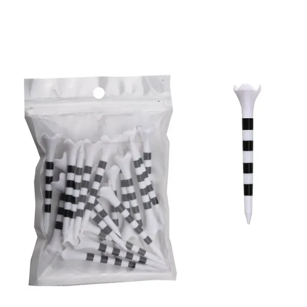 20Pcs Plastic 70/83mm Golf Tee Set with Stripe Durable Golf Ball Holder Plastic Stripes Golf Practice Tees Golf Training - Image 7