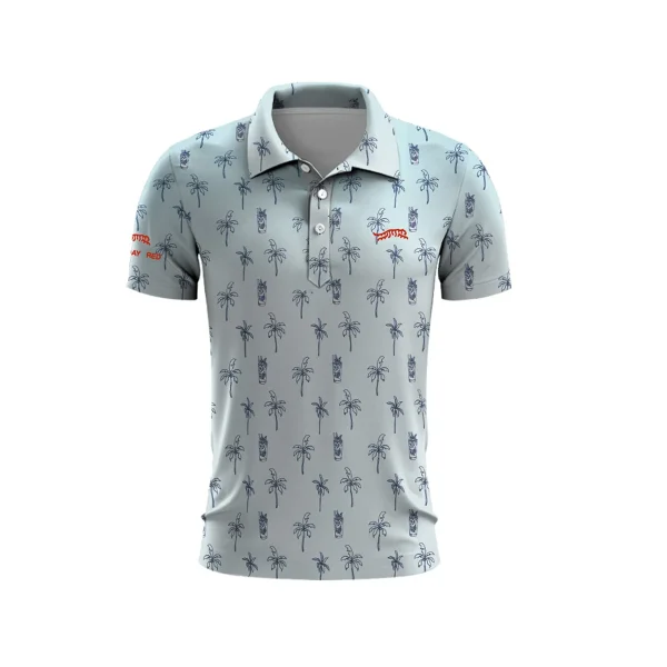 Golf Random Pattern Men's Summer Golf T-Shirt Top Quick Dry Golf Club Button Up T-Shirt Polo Shirt y2k Clothing Lapel Hot Sale - Image 7