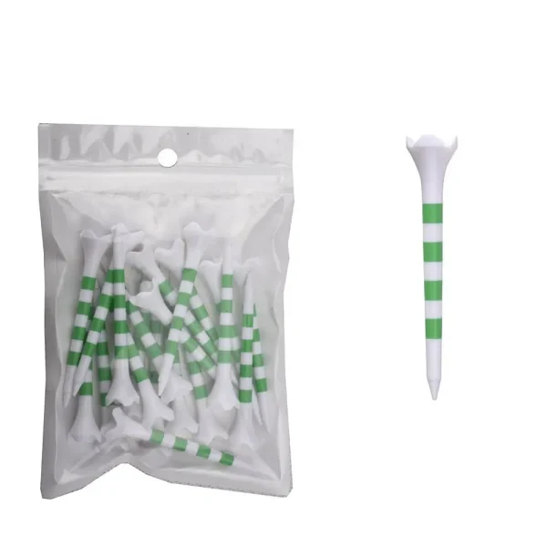 20Pcs Plastic 70/83mm Golf Tee Set with Stripe Durable Golf Ball Holder Plastic Stripes Golf Practice Tees Golf Training - Image 11