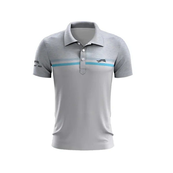 Golf Random Pattern Men's Summer Golf T-Shirt Top Quick Dry Golf Club Button Up T-Shirt Polo Shirt y2k Clothing Lapel Hot Sale - Image 5